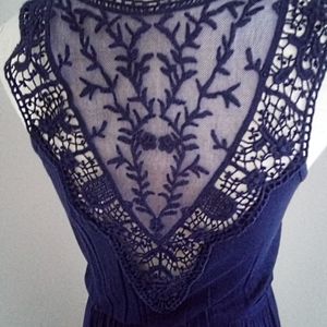 Francesca's crocheted lace dress